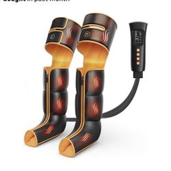 Leg Massager with Heat and Compression, Foot and Full Leg Massager