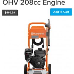 Pressure Washer 3200psi Husqvarna New 300