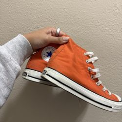 Orange Converse