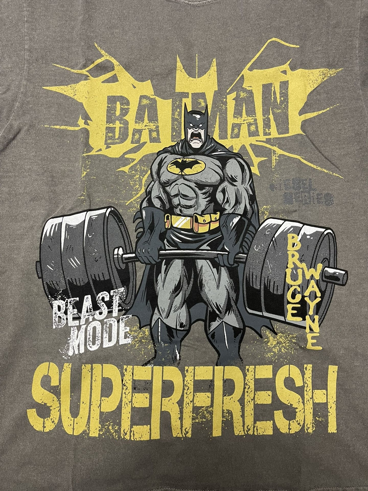 Men’s Superfresh Batman Deadlifting Shirt - Size Medium