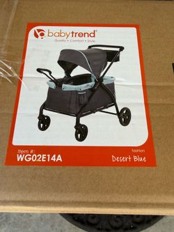 NEW! Baby Trens Expedition Stroller Wagon 2:1 SE Grey/blue