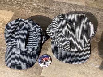 Halloween Train Conductor Hats Pair 