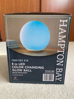 Hampton Bay 8-Inch LED Color Changing Glow Ball