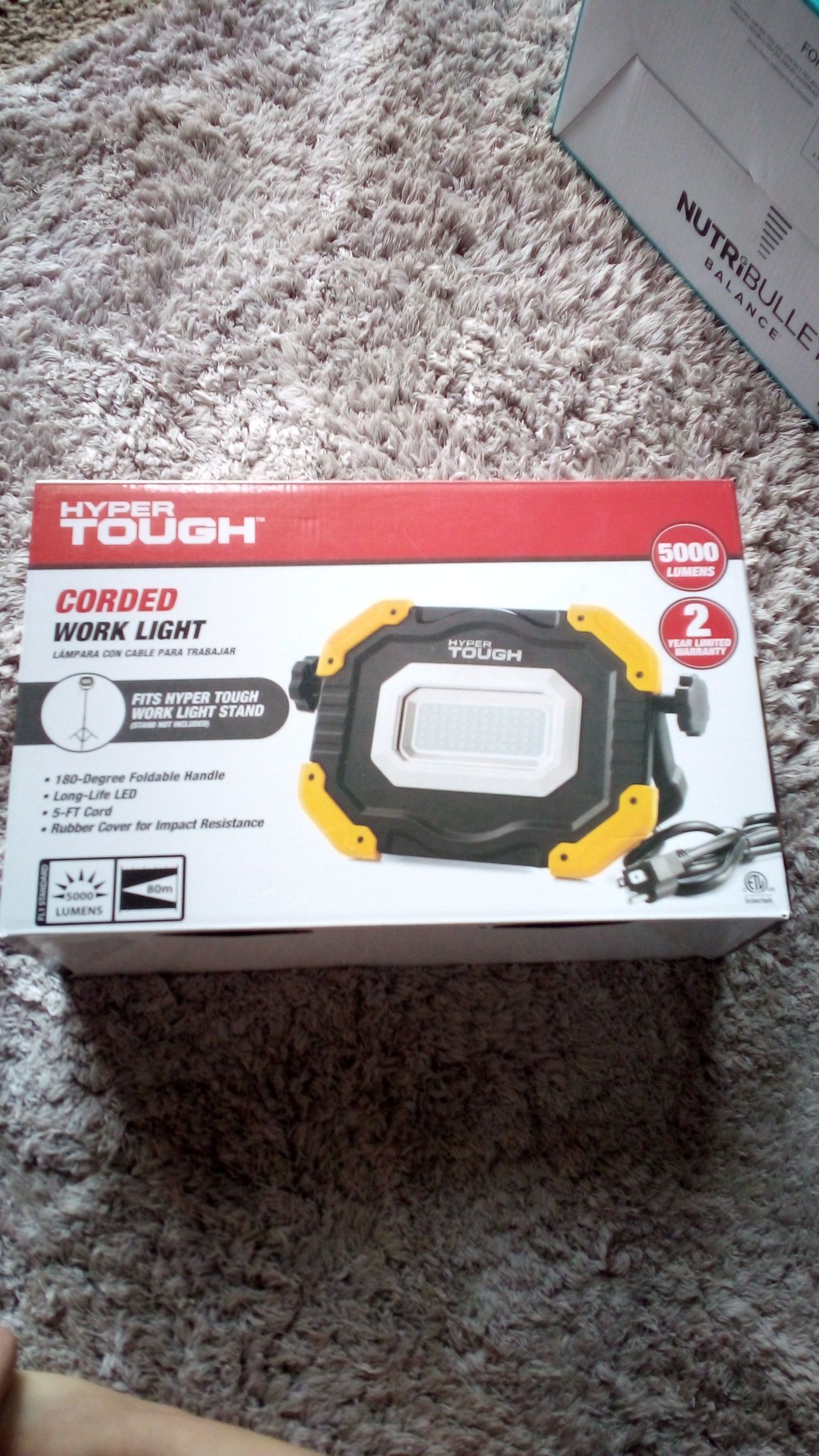 Hyper Tough rechargeable LED Flashlight 1,200 Lumens