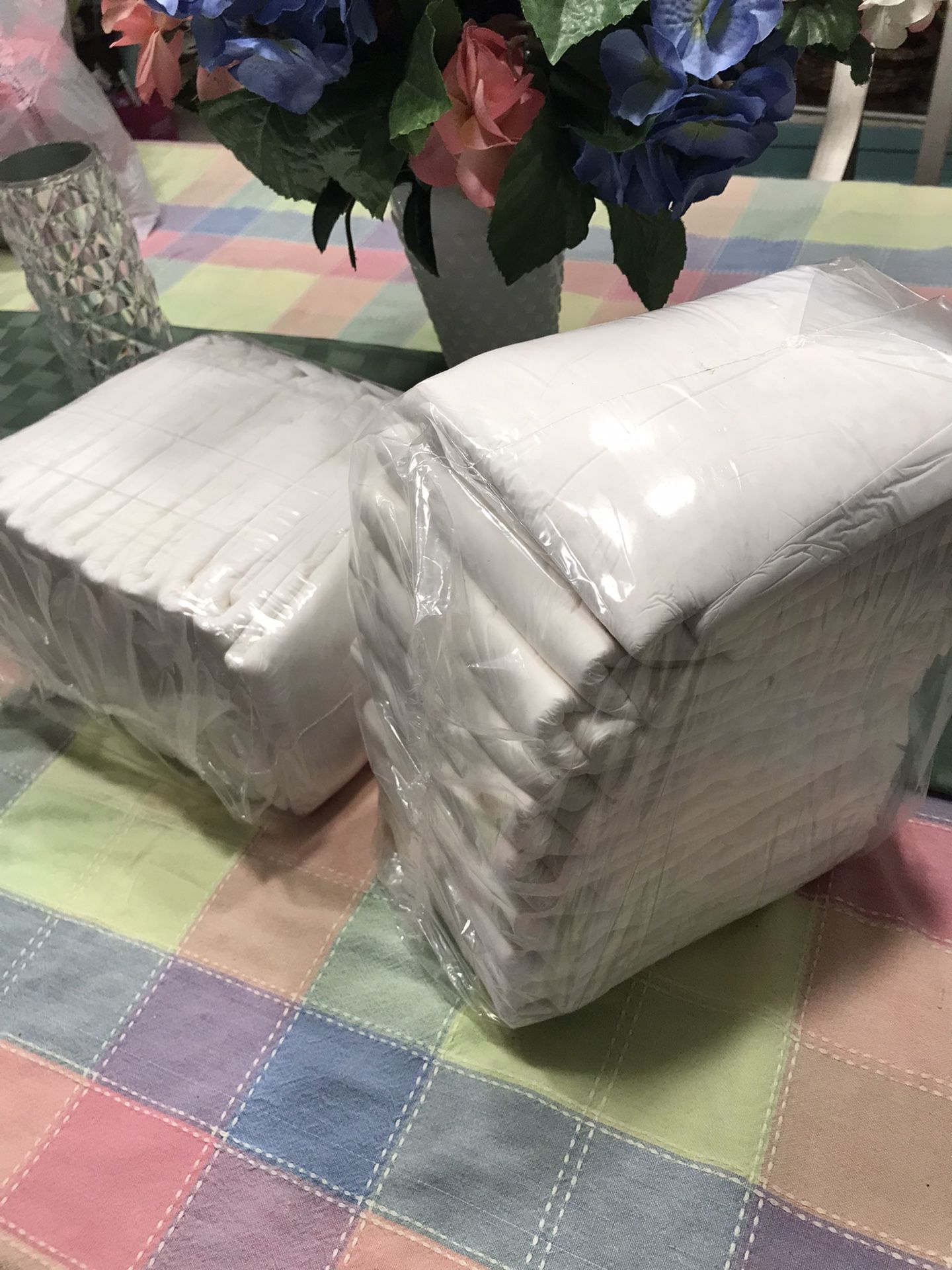 INCONTINENT 2 BAGS OF 12 ADULT DIAPERS UNDERWEAR Size 32 “ - 44” Waist