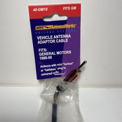 Metra 40-GM10 ANTENNAWorks Antenna Adaptor NEW For GM 1988-Up Barbed or Barbless