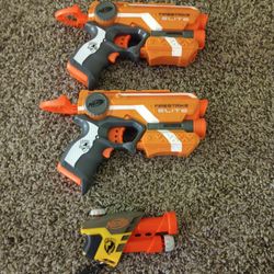 Lot of 3 Nerf Guns