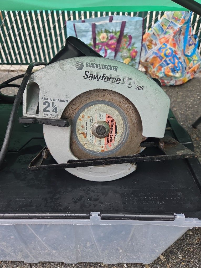 Black And Decker Rotary Saw