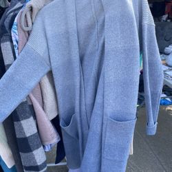Athleta Wool Cashmere Cardigan 