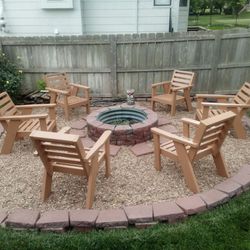 Artisan Style Chairs And Loveseat 