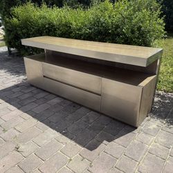 Entertainment Console-  in Rustic Sand 372-850