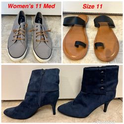 Womens Boots & Shoes Size 11 $10-$15 SPECIFY WHICH ITEM Greenwood, DE - READ Description