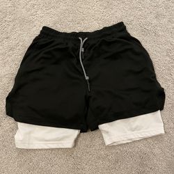 Workout Shorts With Inner Lining