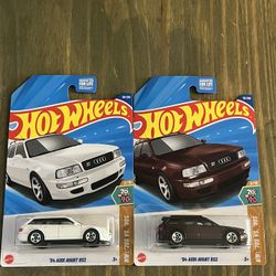 2025 Hot Wheels Hw 70’s Vs 90’s Audi Avant Rs2 Lot Both Color Variants 