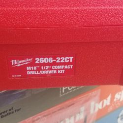 New Milwaukee drill 18v  M18 EMPTY CASE 