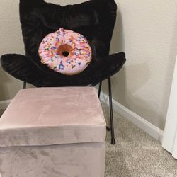Faux Fur Butterfly Chair
