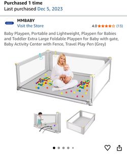 Baby Play Pen 80x60