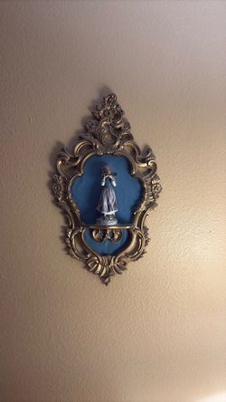 Antique baroque style wall decoration
