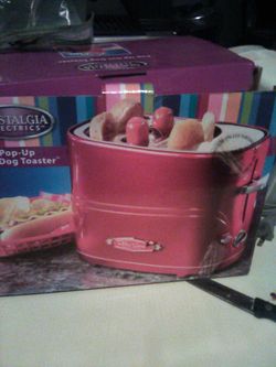 Toaster oven hotdog