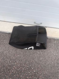 EGO Battery Powered Lawn Mower Grass Catcher Bag Metal Frame LM2100. This was used on a LM2100SM mower. Used in good condition with some cosmetic  ble