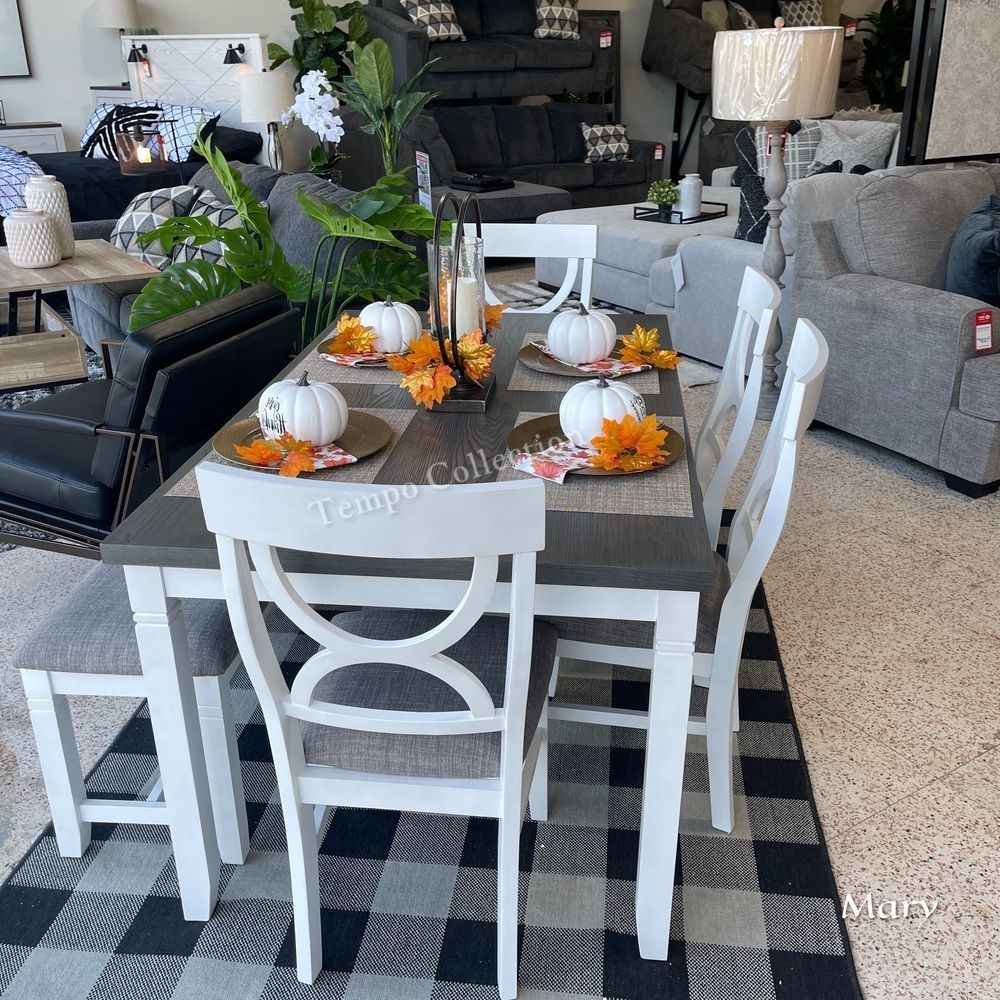 Dining Table Dining Room Set Table and Chairs Bench