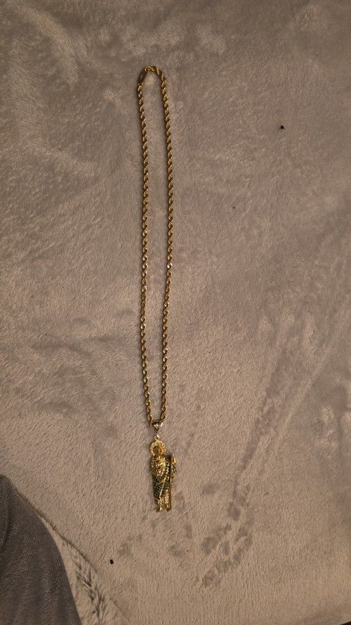 gold plated silver torso