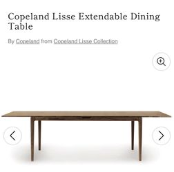 Copeland Lisse Extendable Dining Table Black Walnut