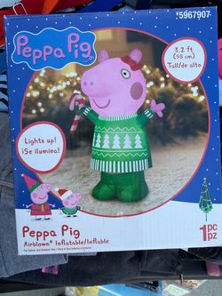 Christmas inflatable decoration peppa pig