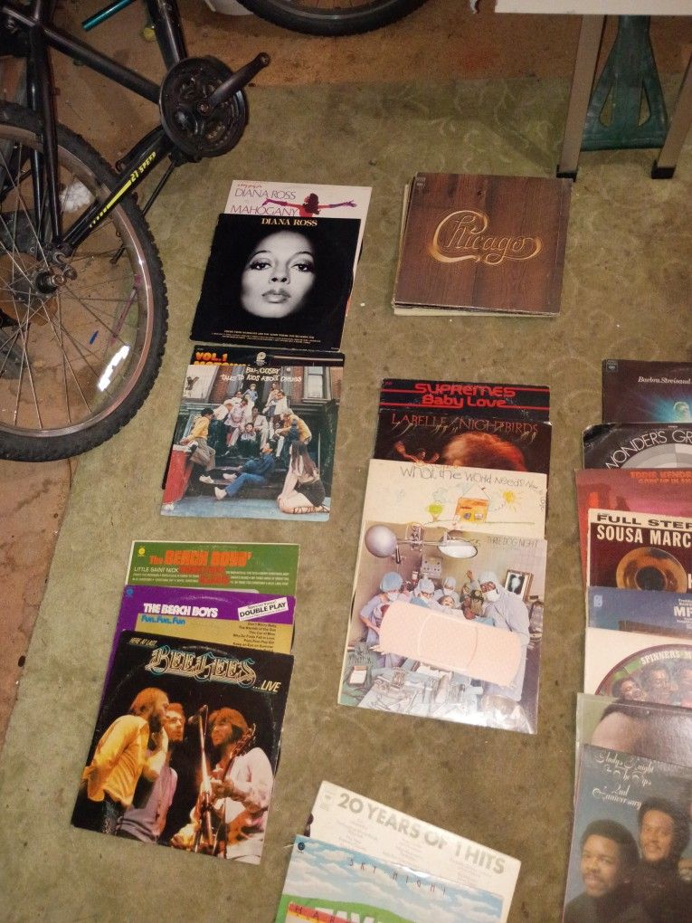 Records Old Old Records Chicago, Led Zeplin,Many Many More