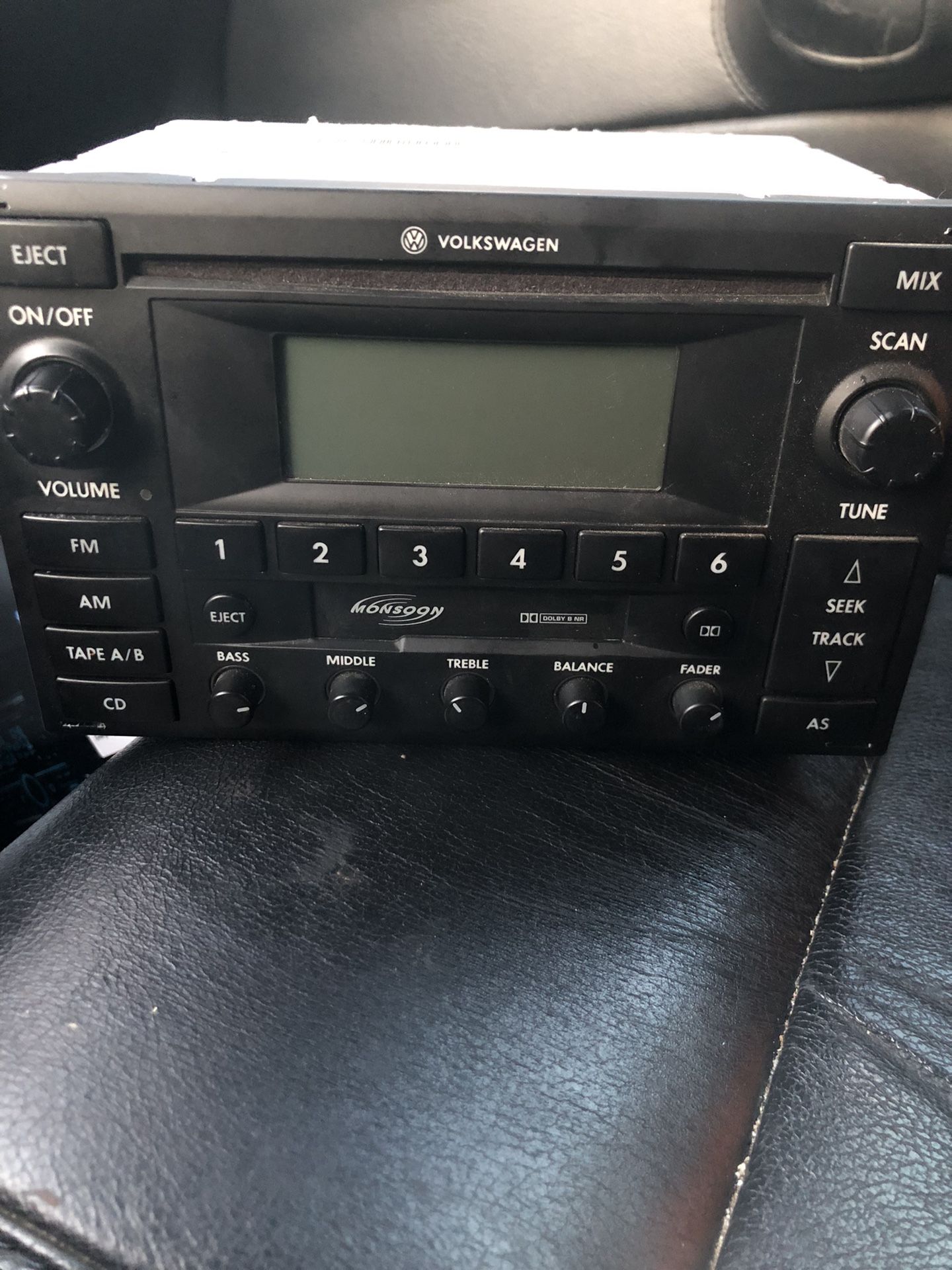 Volkswagen “monsoon” radio
