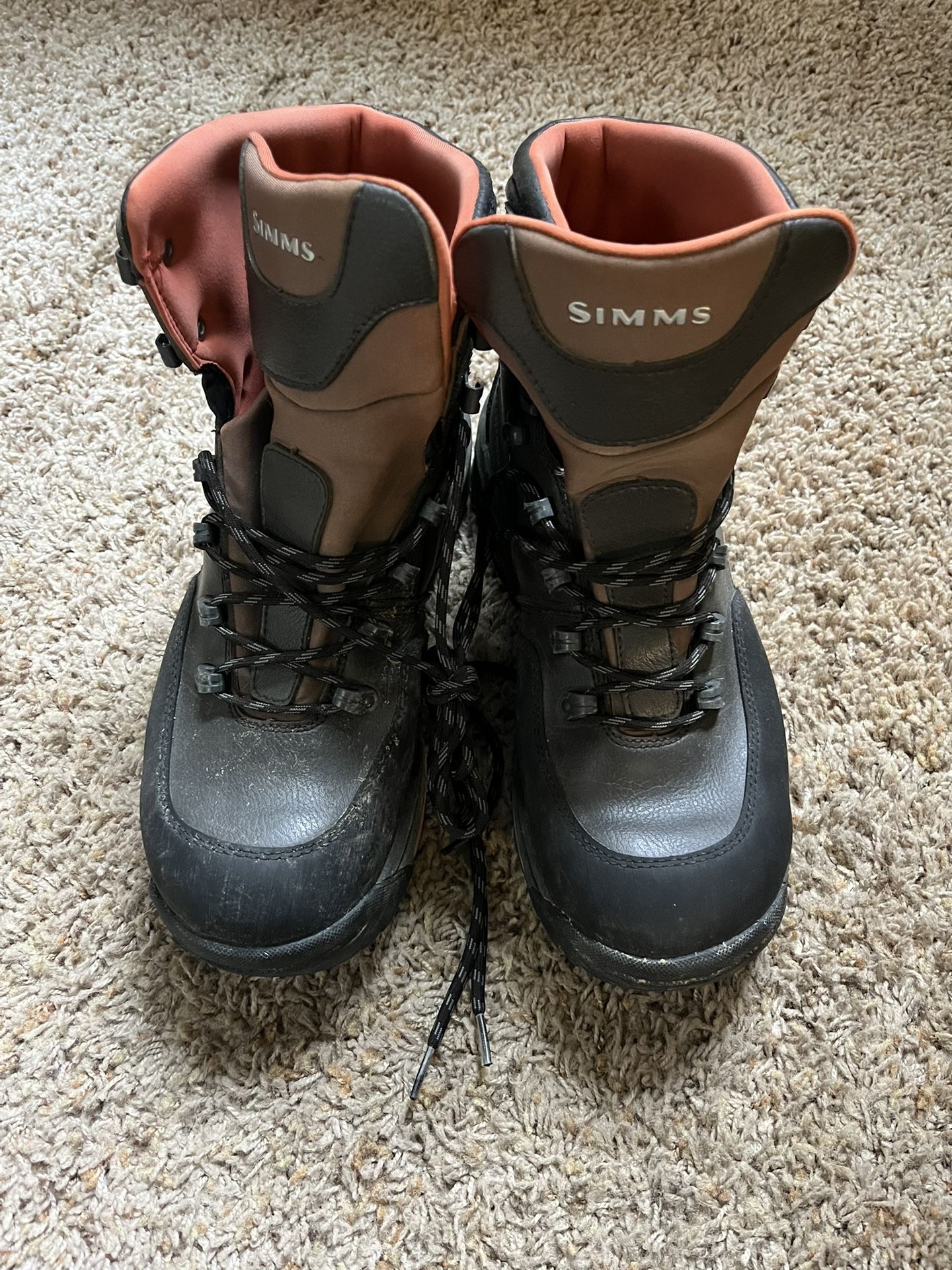 Simms Men’s Rubber Sole Wader Boots - Sz 12
