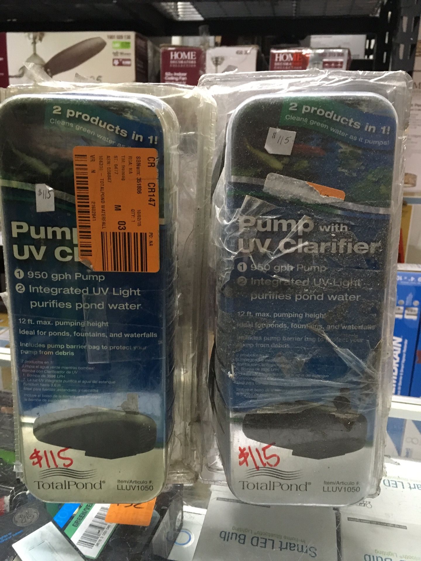 PUMP WITH UV CLARIFIER