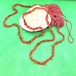 2 Vintage Coral Necklaces 