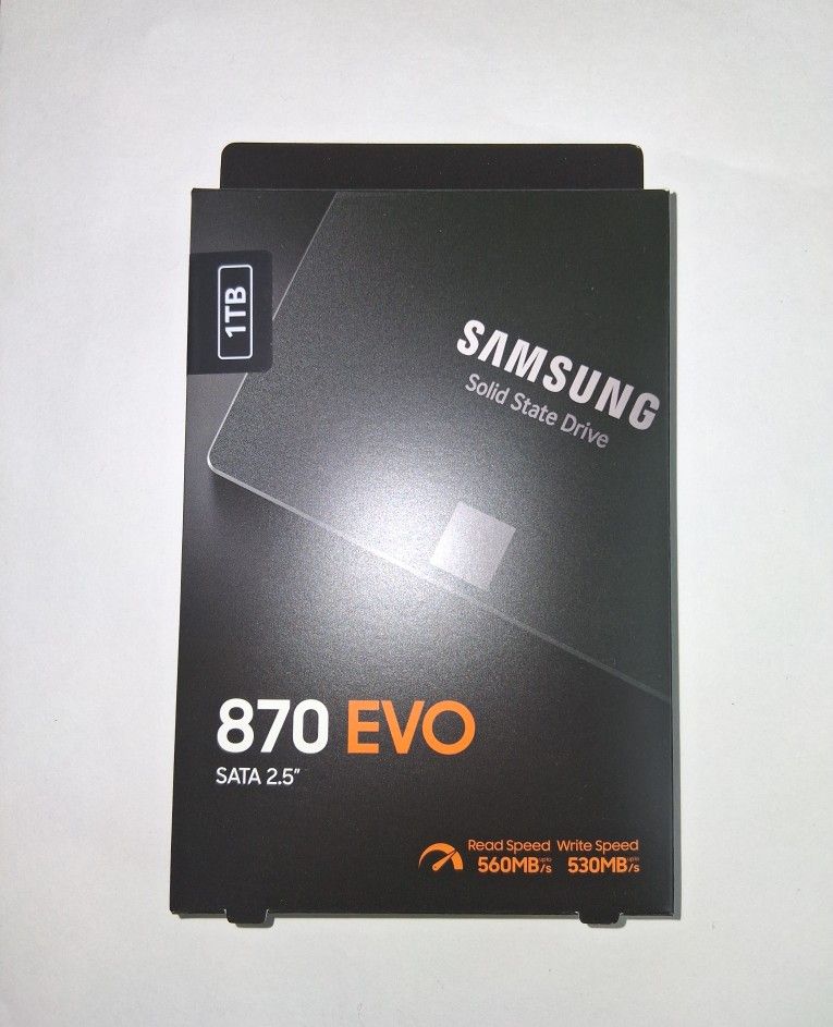 (NEW) Samsung 870 EVO SATA III SSD 1TB 2.5” Internal Solid State Drive