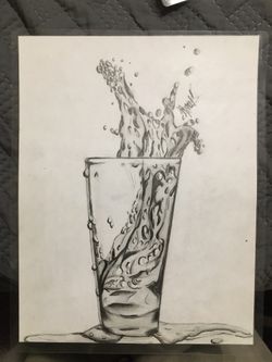 "Splish splash" original artwork