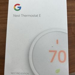 ALMOST NEW Google Nest Thermostat E w/ Nest Gen 4 Accessories