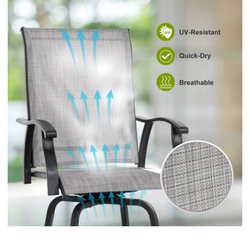 Swivel Bar Stools 2 Pc