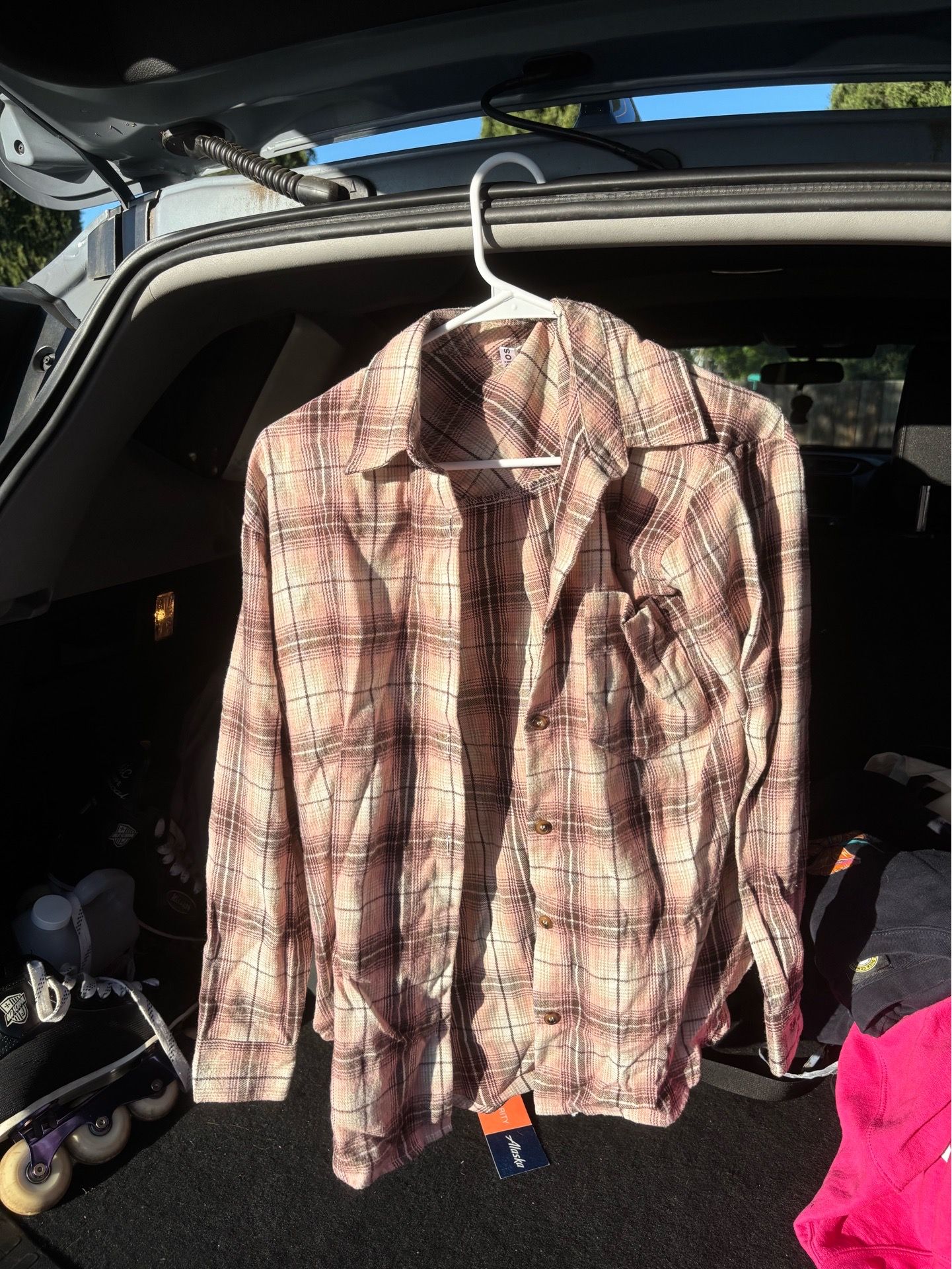 Women’s pink flannel
