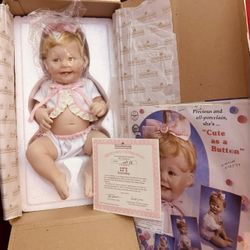 Ashton Drake Cute As A Button Doll