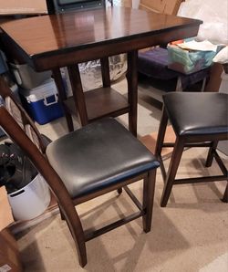 Bar Height Dining Table With 4 Chairs