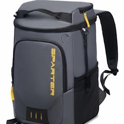 Brand New SPARTER Cooler Insulated Backpack Leak Proof; Fits Up to 30 Cans ! (still sealed in box) 