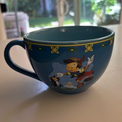Disney Pinocchio Blue Soup Bowl Mug