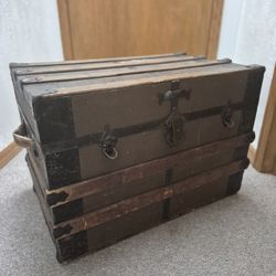 Authentic Antique Steamer Trunk