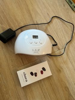 LED light and nails set