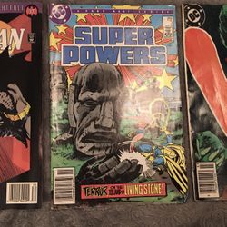 Superpowers Comic Books Including Batman-93/85/86