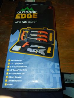 Outdoor Edge Wild Pak 8-Piece Game Processing Set