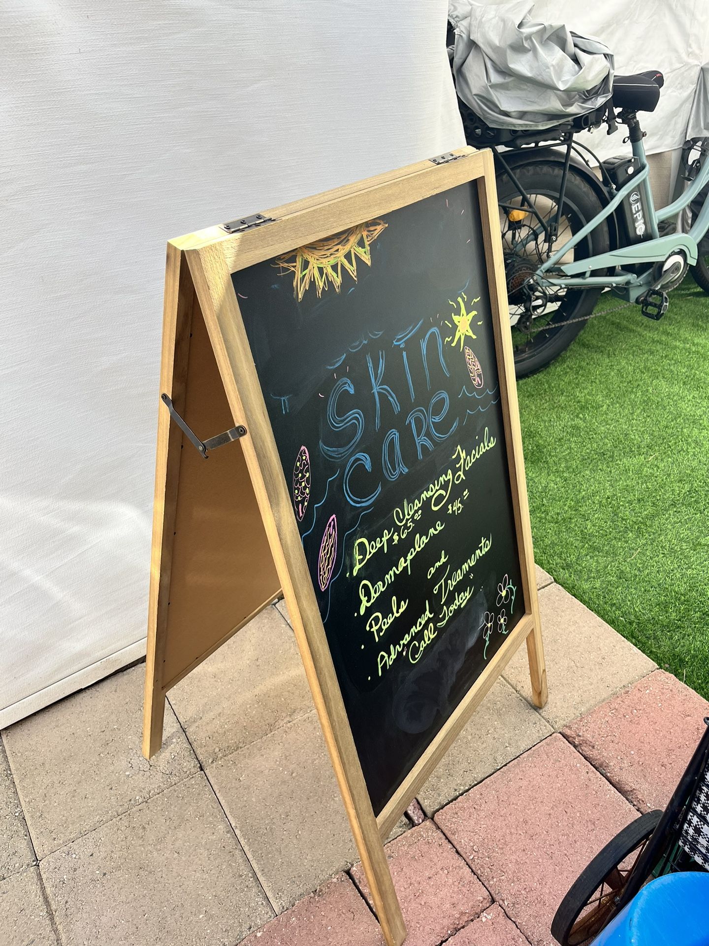 Message Sandwich Board