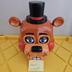 Five Nights At Freddys FNAF 2 Freddy Mask Head Light Up Popcorn Bucket AMC