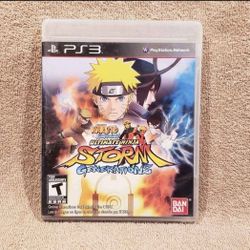 NARUTO SHIPPUDEN ULTIMATE NINJA STORM GENERATIONS (2012 PS3) MANGA JAPANIMATION ANIME FIGHT SONY