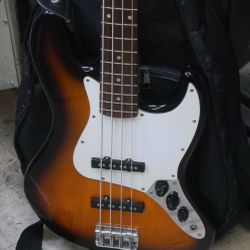 FENDER ELECTRIC BASS GUITAR SQUIARE J BASS PRE OWNED 873560-2 
